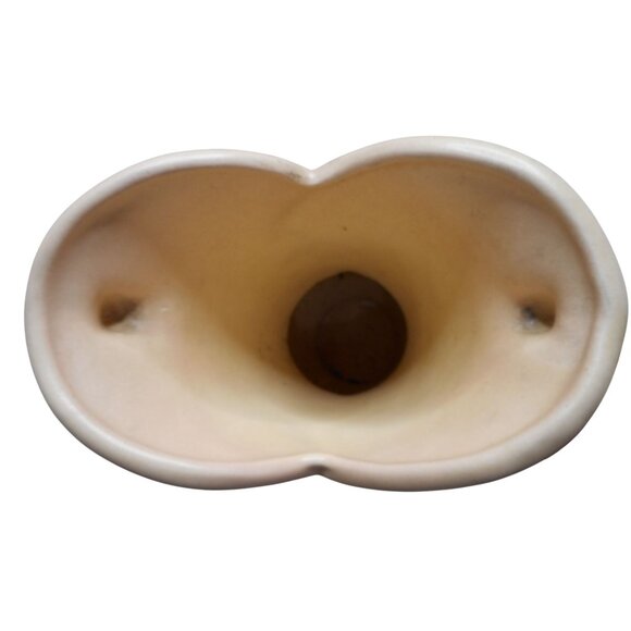 Vtg Hull Art Pottery 1940s WATER LILY Hull USA L-10-9 1/2" double handle Vase #1 - Picture 5 of 8